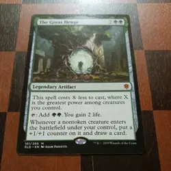 Mtg The Great Henge NM/M Throne of Eldraine Mythic Rare Magic Card - Image 2
