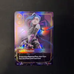 Riftbound Loose Cannon English Jinx Legend card 251/298 FULL ART FOIL - Image 1