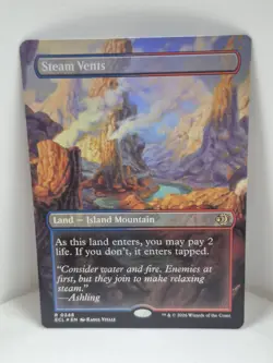 Steam Vents Extended Art 0348 Lorwyn Eclipsed ECL MTG Magic the Gathering - Image 1