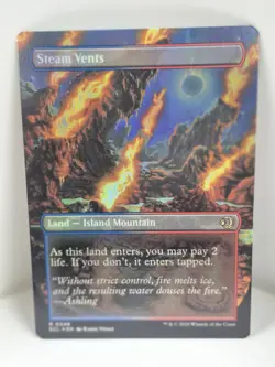 Steam Vents Extended Art 0348 Lorwyn Eclipsed ECL MTG Magic the Gathering - Image 2