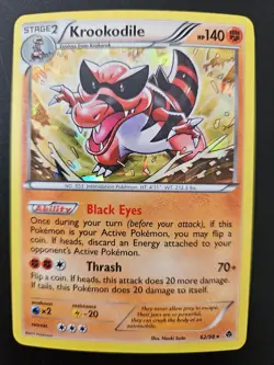 KROOKODILE 62/98 R EMERGING POWERS POKEMON NM/M - Image 1