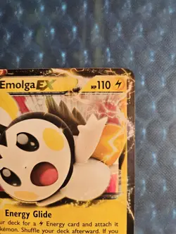 Pokemon Card - Emolga EX 46/146 XY Base Set Ultra Rare Holo - Image 3