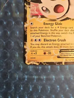 Pokemon Card - Emolga EX 46/146 XY Base Set Ultra Rare Holo - Image 5