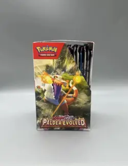 Pokemon TCG Scarlet & Violet Paldea Evolved Half Booster Box 18 Packs (Unsealed) - Image 2