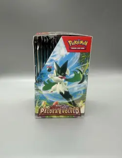 Pokemon TCG Scarlet & Violet Paldea Evolved Half Booster Box 18 Packs (Unsealed) - Image 4
