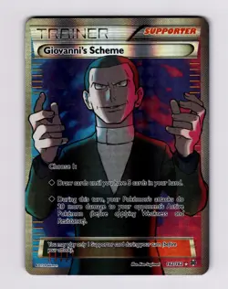 Giovanni's Scheme (Full Art) 162/162 XY - BREAKthrough 2015 Pokemon - Image 1