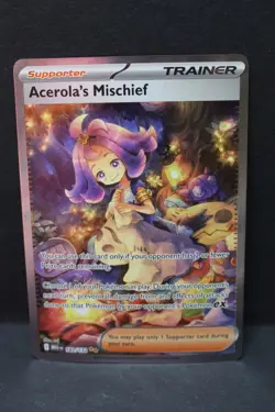Pokemon Acerola's Mischief Special Illustration Rare 183/132 + Extra Cards - Image 1