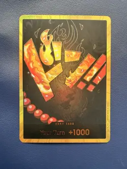 DON!! Card (Ace) (Gold) Premium Booster -The Best- Foil - Image 1