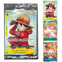 PREORDER Luffy P-106 Nami P-102 Ace P-103 Japanese One Piece PROMO Cards Sealed - Image 1