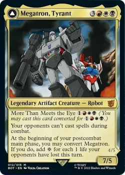 Megatron, Tyrant/Megatron, Destructive Force (BOT) Transformers - NM - Image 1