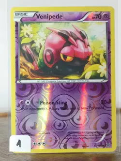 Venipede - XY base set - singles - 51/146 - Pokemon TCG - Reverse Holo - Image 2