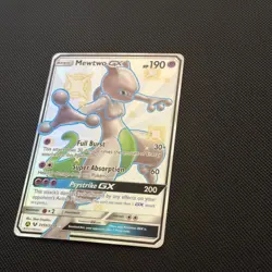 Mewtwo GX SV59/SV94 Hidden Fates: Shiny Vault Holo Rare Pokemon English NM - Image 2