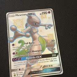 Mewtwo GX SV59/SV94 Hidden Fates: Shiny Vault Holo Rare Pokemon English NM - Image 3