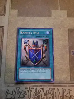 YUGIOH DARK MAGICIAN KNIGHT + KNIGHTS TITLE ROD SECRET UNLIMITED NM PROMO - Image 4