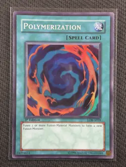 Yu-Gi-Oh TCG Polymerization 1st Ed HP 1996 Ultra Rare LOB-A059 - Image 1