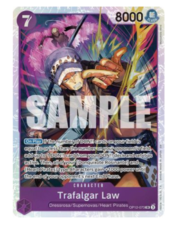 Trafalgar Law (073) - OP12-073 - SR - Foil One Piece - Image 1