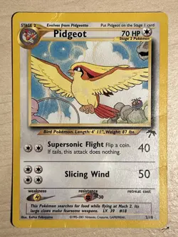 Pokemon Pidgeot TCG Southern Islands Promo Card 2/18 WOTC MP - Image 2