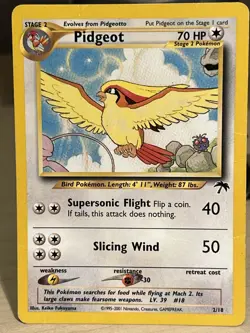Pokemon Pidgeot TCG Southern Islands Promo Card 2/18 WOTC MP - Image 3