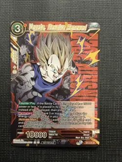 Dragon Ball Super Card Game Vegeta, Resolve Renewed Ex13-04 - Image 1