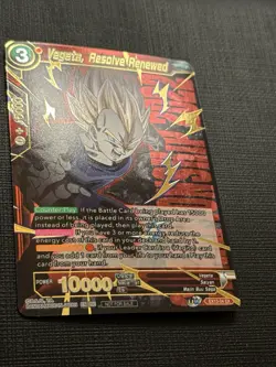 Dragon Ball Super Card Game Vegeta, Resolve Renewed Ex13-04 - Image 2