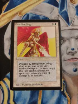 Guardian Angel MTG Limited Edition Beta White Common Moderately Played x1 - Image 1