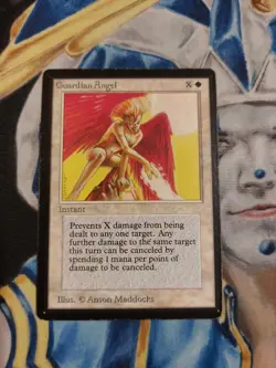 Guardian Angel MTG Limited Edition Beta White Common Moderately Played x1 - Image 2