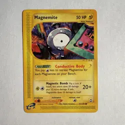 Magnemite 91/147 Aquapolis Regular [MP] Pokemon TCG - Image 1