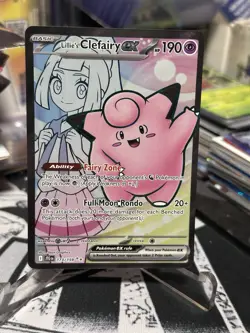 2025 Pokemon Journey Together Lillie's Clefairy ex #173/159 - Image 1