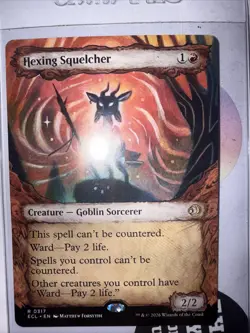 Hexing Squelcher Showcase 317 Lorwyn Eclipsed ECL MTG Regular Rare Unplayed - Image 1