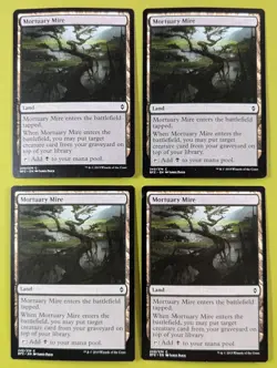 Mortuary Mire x4 Battle for Zendikar 4x Playset Magic the Gathering MTG - Image 1