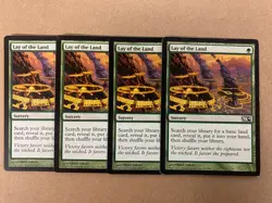 MTG 4x Lay of the Land Core Set 2014 M14 Pauper Magic the Gathering x4 LP - Image 1