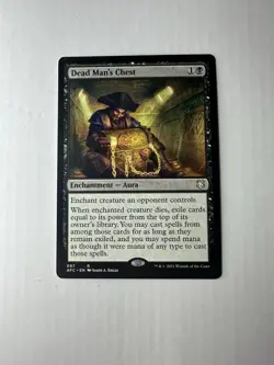 Dead Man's Chest LP Commander: Adventures in the Forgotten Realms Mtg Light Play - Image 1