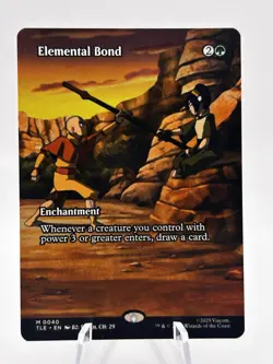 Elemental Bond 0040 Borderless Avatar: The Last Airbender: Eternal TLE MTG NM - Image 1
