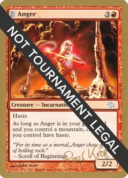 MTG Anger - 2003 Peer Kroger (JUD) - N/A / English / Near Mint - Image 1
