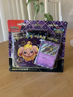 Pokemon Scarlet & Violet Paldean Fates 3 Pack Blister Fidough NEW ✅FREE SHIP✅ - Image 1