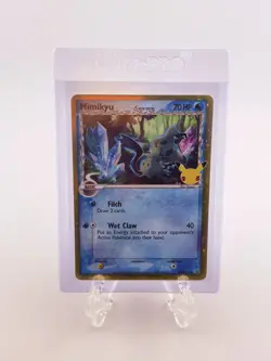 Pokemon TCG Celebrations Mimikyu Delta Species SWSH136 Black Star Promo NM - Image 1