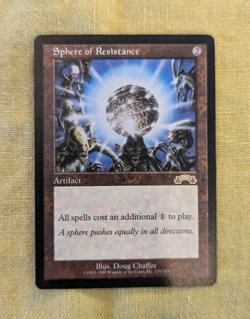 Sphere of Resistance Exodus - Magic (MTG) - Lightly Played - Regular Rare Card - Image 1