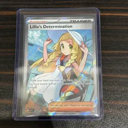 Lillie’s Determination Pokemon TCG Mega Evolutions 169/132 UR Rare English Card - Image 3