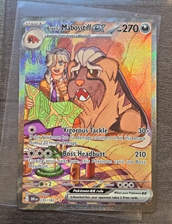 Arven’s Mabosstiff ex 235/182 Destined Rivals Pokemon Card Near Mint English - Image 1