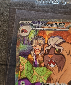 Arven’s Mabosstiff ex 235/182 Destined Rivals Pokemon Card Near Mint English - Image 2