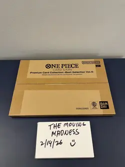 One Piece TCG Game Premium Card Collection Best Selection Vol. 4 SEALED ENGLISH - Image 1