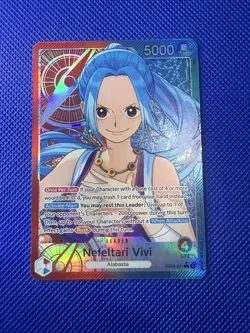 Nefeltari Vivi EB03-001 Alternative Art Leader One Piece card game Eb03 English - Image 1