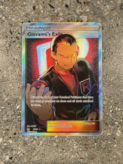 Pokemon TCG Cards Giovanni's Exile 67/68 Hidden Fates Full Art Ultra Rare MINT - Image 1