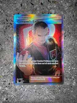 Pokemon TCG Cards Giovanni's Exile 67/68 Hidden Fates Full Art Ultra Rare MINT - Image 3