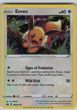 Eevee Promo SWSH: Sword & Shield Promo Cards SWSH118 NM - Image 1