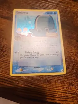 Omanyte 60/92 Legend Maker Stamped Reverse Holo Pokemon Card TCG - Image 2