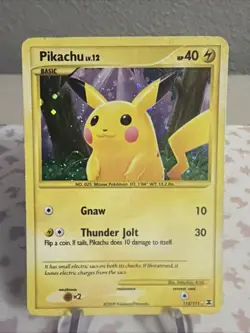 Pokemon TCG | Pikachu | Rising Rivals 112/111 | Holo Secret Rare | HP - Image 1