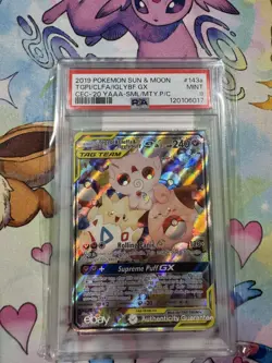 Pokemon Togepi & Cleffa & Igglybuff GX 143A/236 PSA 9 Alternate Art Holo - Image 5