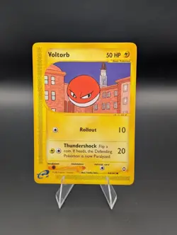 NM (E-Reader) Pokemon VOLTORB Card AQUAPOLIS Set 64/147 Non-Holo UNCOMMON - Image 1