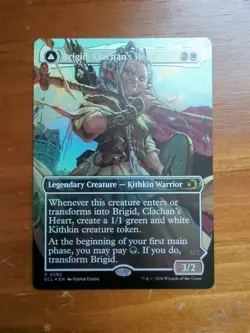 Brigid, Clachan's Heart (Borderless) Lorwyn Eclipsed Foil - Image 1